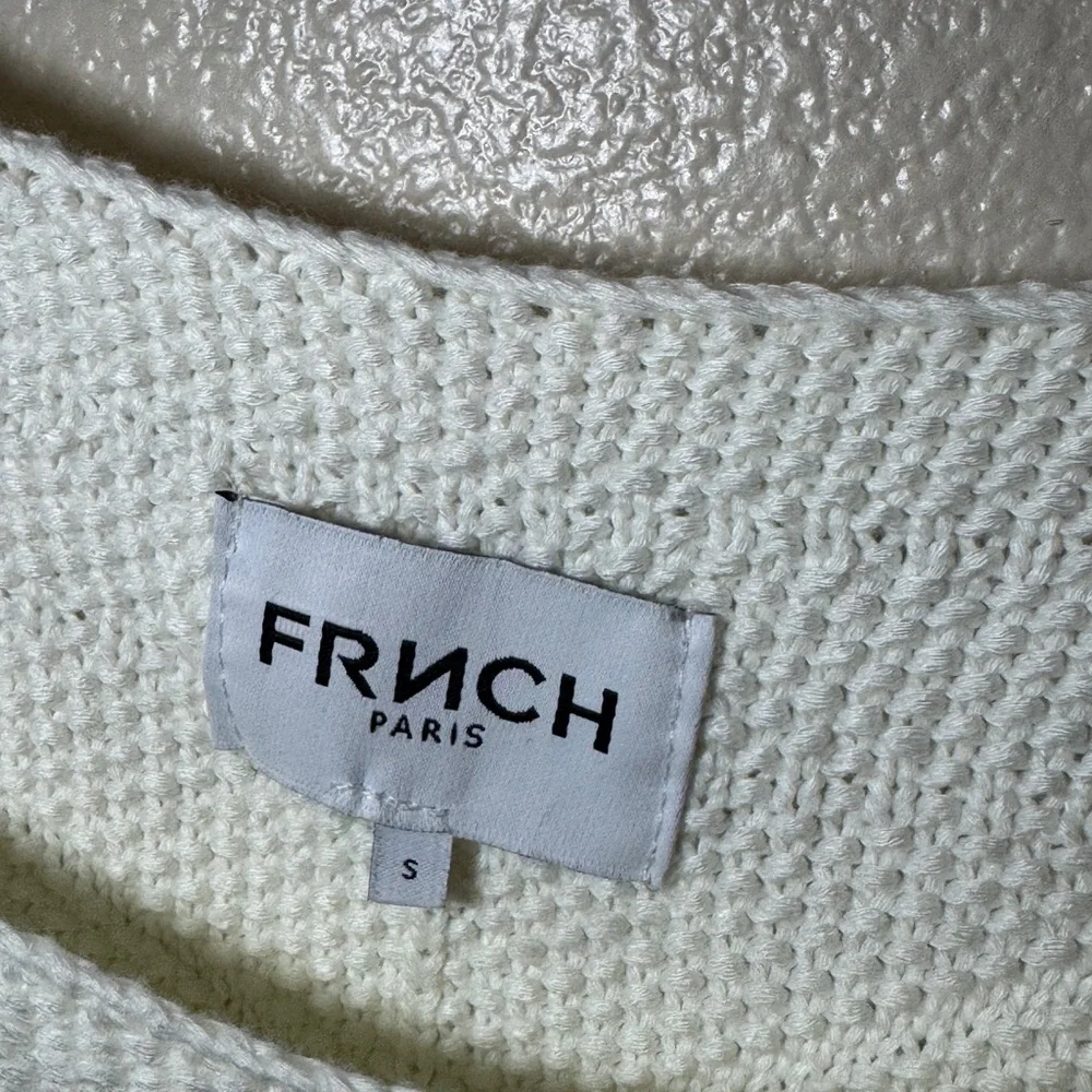 FRNCH Cream Textured Tank Top - Picture 3 of 8
